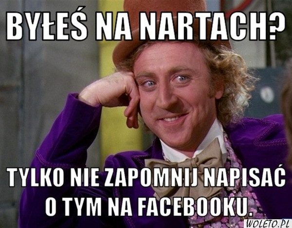 Najlepsze memy o jeździe na nartach