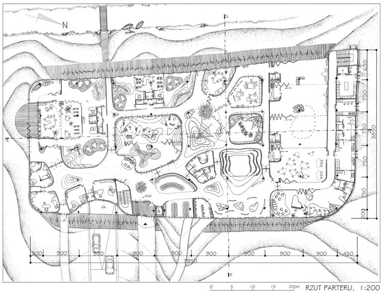 Projekt przedszkola „Hilly Kindergarten” © Anna Król