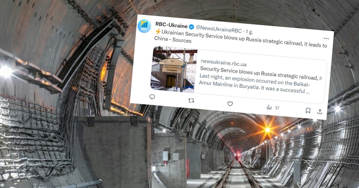 Bombardeo de un túnel ferroviario estratégico en Rusia.  “El único medio de comunicación entre Rusia y China”