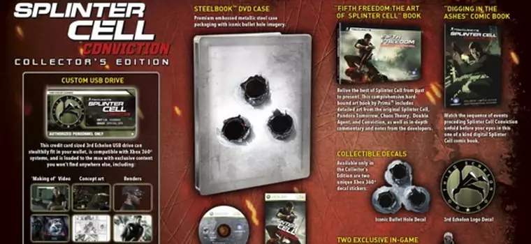 Wersja kolekcjonerska Splinter Cell: Conviction będzie tańsza