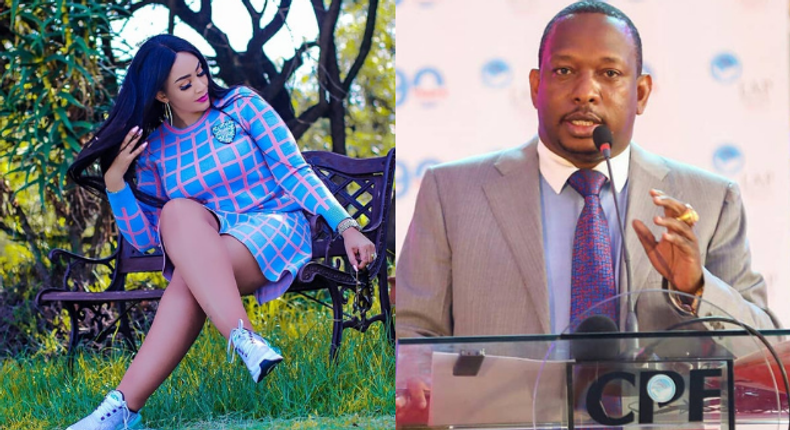 Zari Hassan  and Governor Sonko(Instagram)