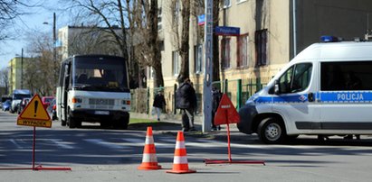 Wypadek autobusu z dziećmi