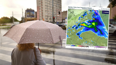 Polska skąpana w deszczu. Na termometrach nawet 12 st. C [PROGNOZA]