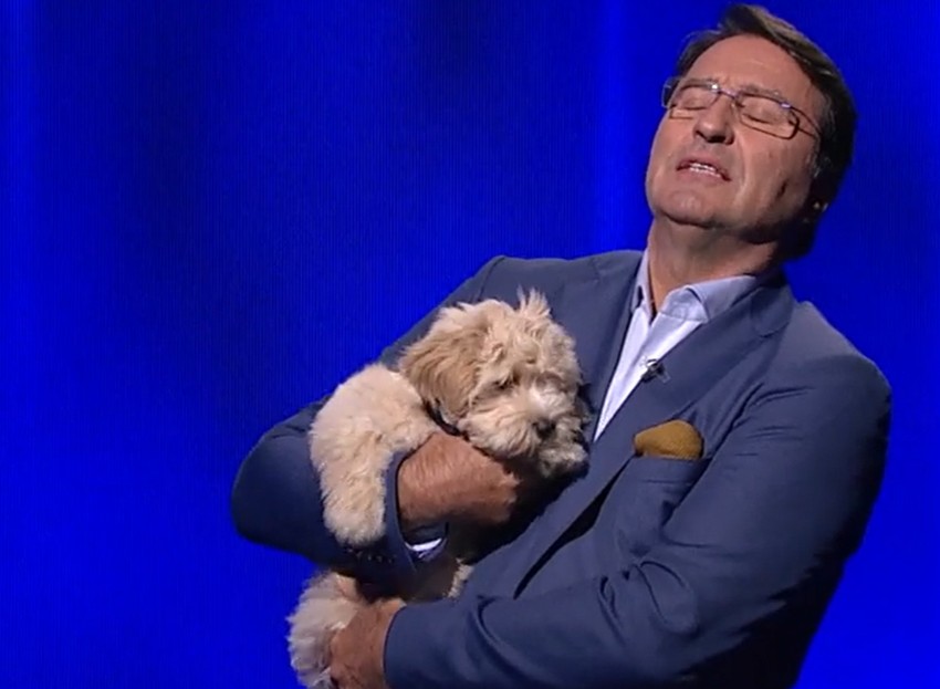 Jovan Memedović sa kucom u kvizu