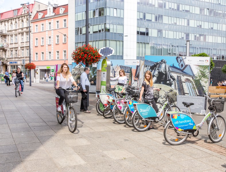 Katowice stawiają na miejskie rowery Fot. UM Katowice