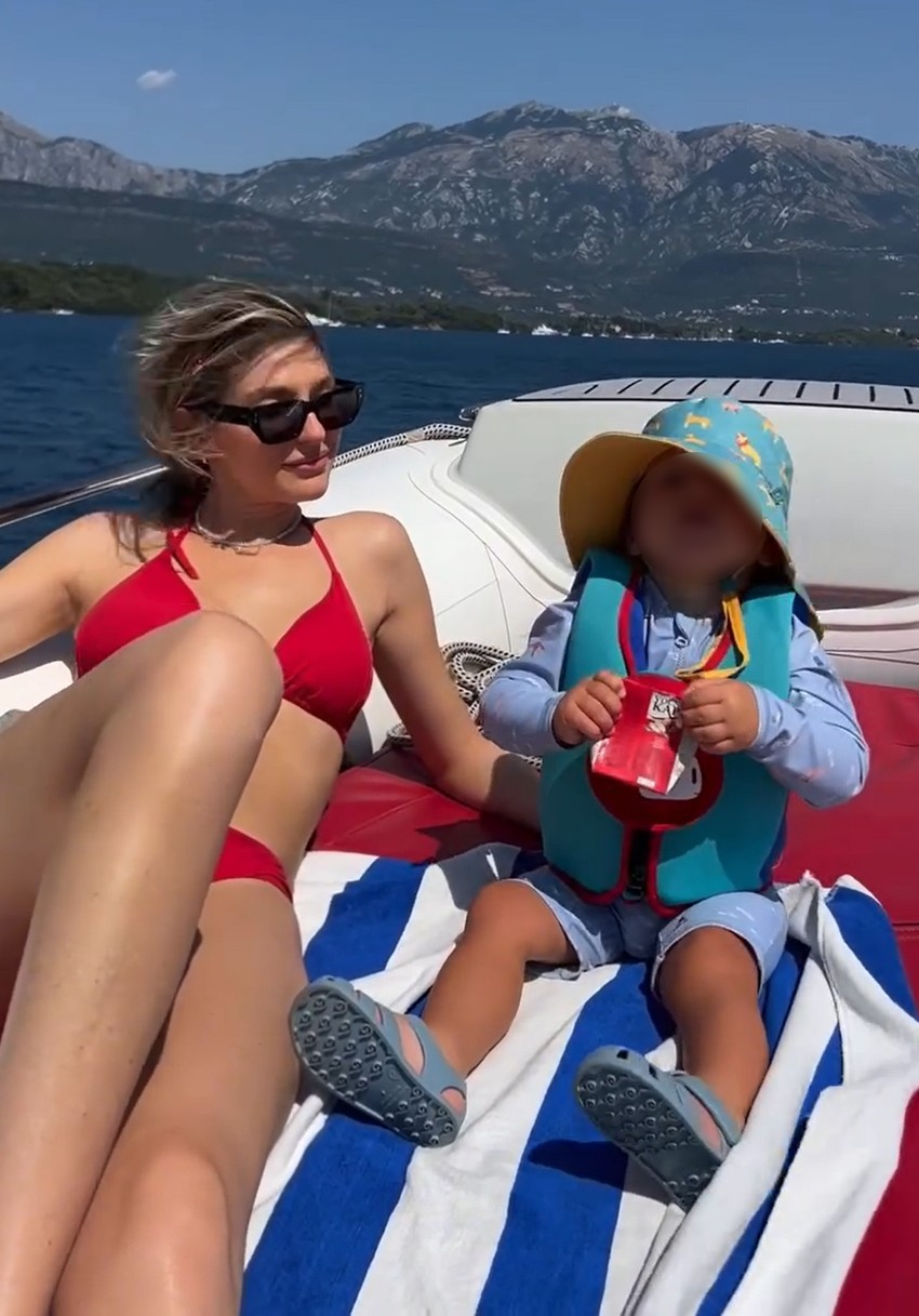 Anđela Jovanović sa sinom