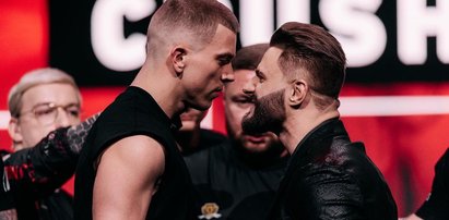 Amadeusz "Ferrari" Roślik wygrał, ale złamał nos.
Kontuzja przerwała podwójną walkę wieczoru FAME MMA 18