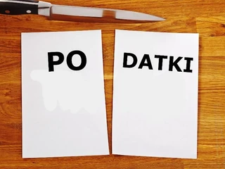 podatki PO datki kozzi przecięty papier vat zus