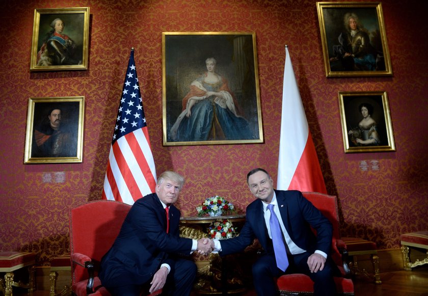 Wizyta Donalda Trumpa w Warszawie. Zobacz najnowsze zdjęcia