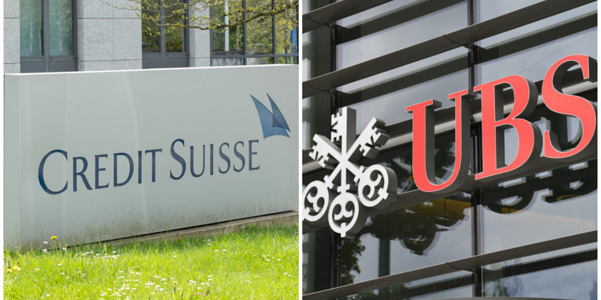 Szwajcarskie władze proponują fuzję UBS i Credit Suisse. 