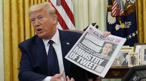 Komentatorzy od lat apelowali do Twittera, by ten nie pozwalał Donaldowi Trumpowi rozpowszechniać fałszywych informacji, z czego amerykański prezydent słynie. W końcu Twitter zareagował, a Trump zapowiedział odwet. 
