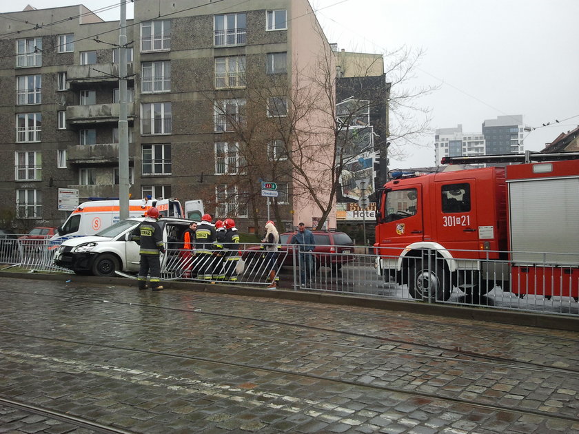 Wypadek na Nowym Świecie we Wrocławiu