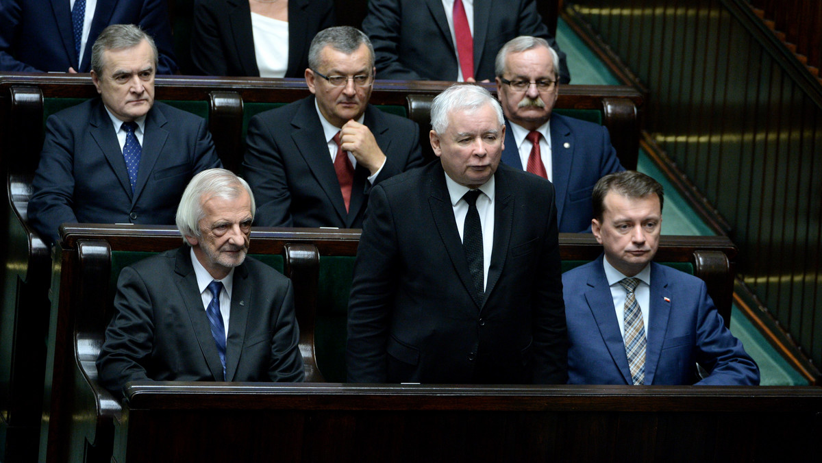 WARSZAWA SEJM PIERWSZE POSIEDZENIE VIII KADENCJI (Jarosław Kaczyński)
