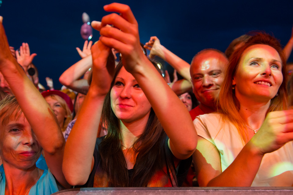 Ostróda 2014 - 19. Festiwal Muzyki Tanecznej - zdjęcia publiczności