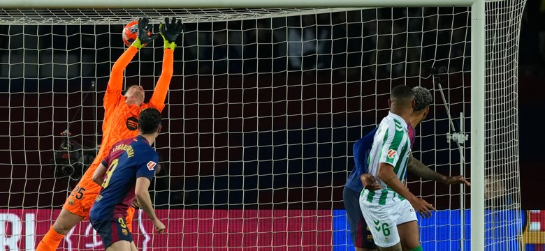 Szczęsny popełnił błąd? Betis przerwał zwycięską serię Barcelony
