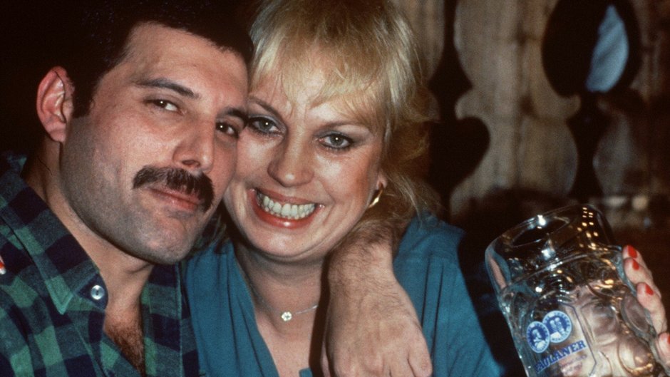 Freddie Mercury i Barbara Valentin w barze w Monachium w 1984 r. 