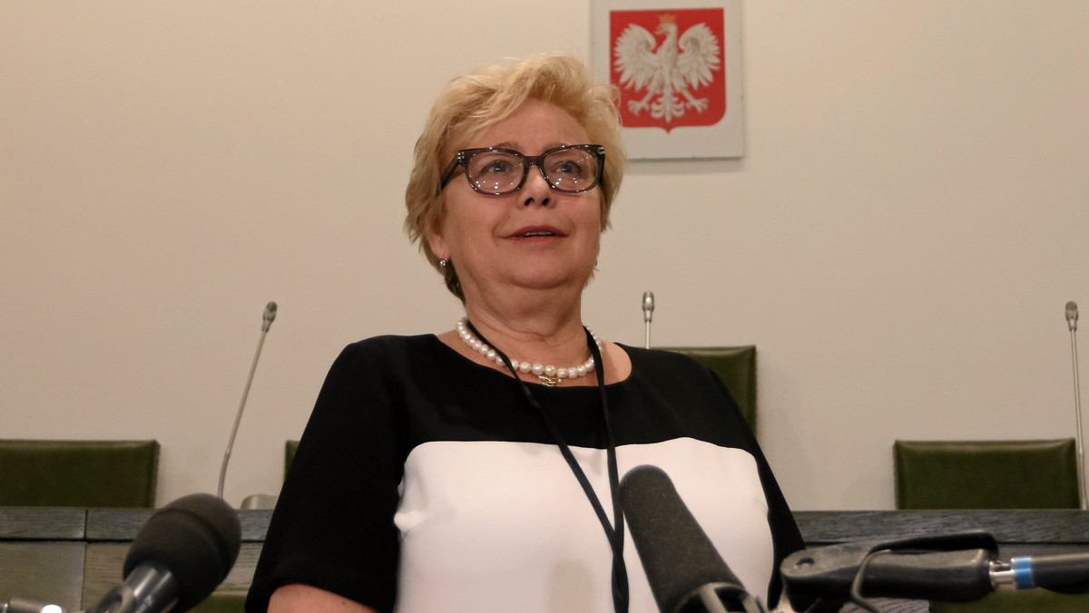 Prof. Małgorzata Gersdorf, I prezes Sądu Najwyższego powiedziała dziś w "Faktach po faktach", że nie będzie występować o przedłużenie swojej kadencji do prezydenta Andrzeja Dudy.