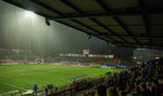 Ulewa i burza przerwały mecz w Łodzi