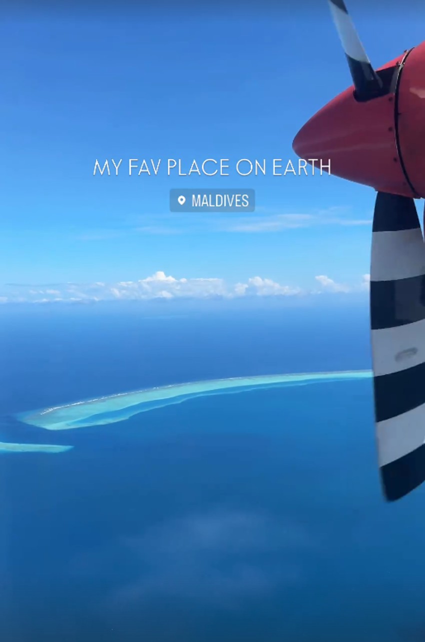 Mina i Ognjen na Maldivima