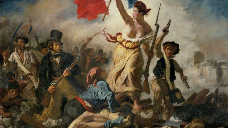 Eugène Delacroix - Le 28 Juillet La Liberté guidant le peuple