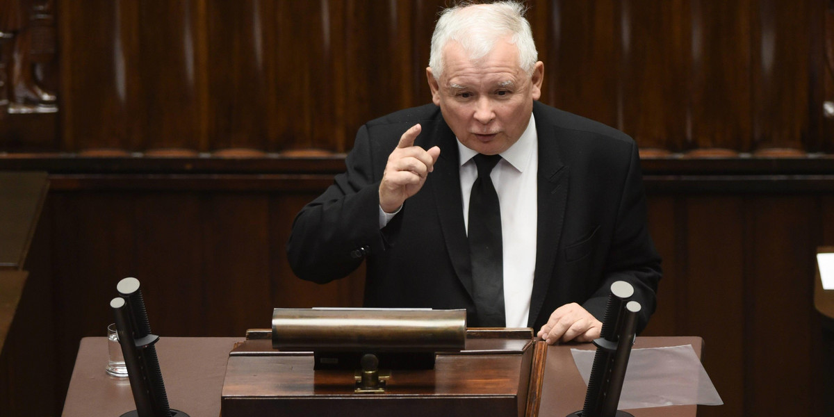Kaczyński żartuje w Sejmie. Co powiedział?