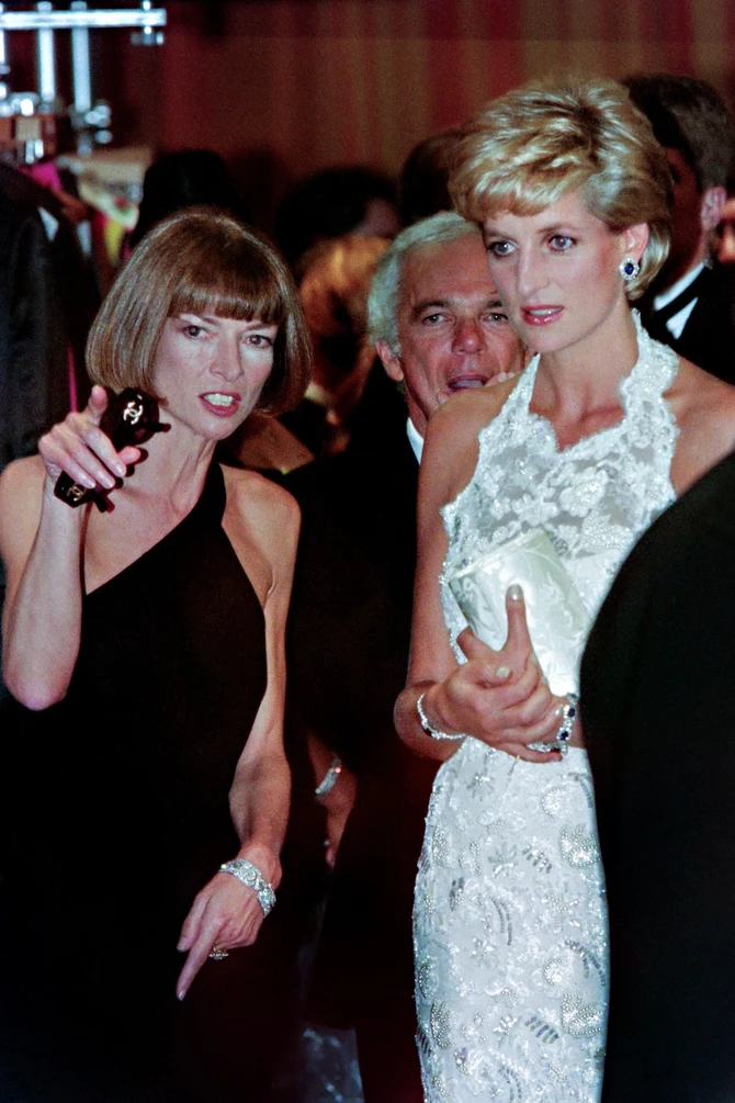 Ana Vintur, Ralf Loren i princeza Dajana 1996. u Vašingtonu