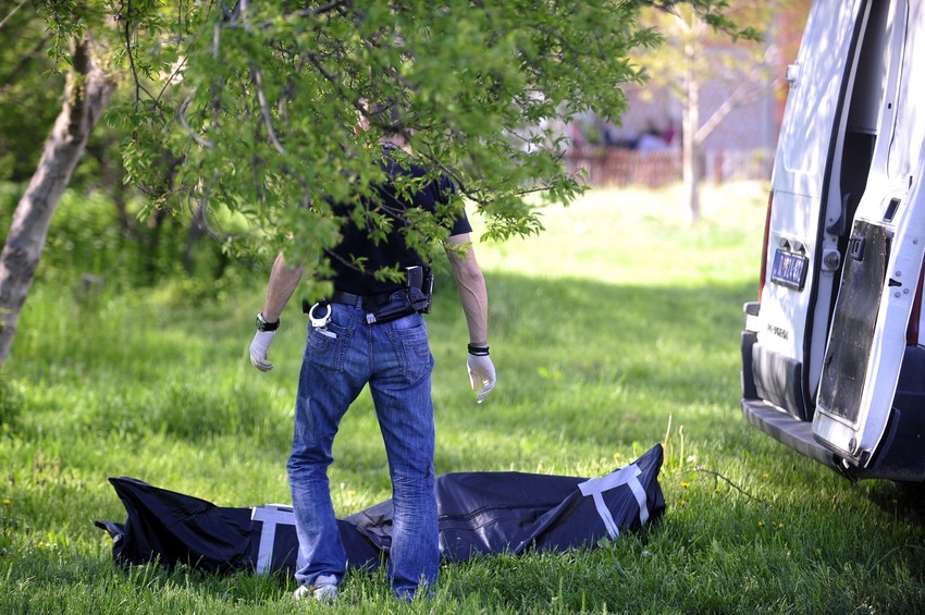 Uviđaj na mestu gde je nađeno telo ubijenog Srećka Ćirića