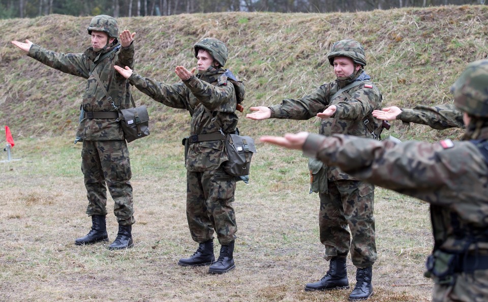 TARNOWSKIE GÓRY ARMIA WOJSKO ĆWICZENIA MOBILIZACYJNE (Rezerwiści podczas ćwiczeń)