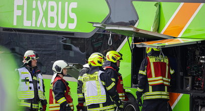 Koszmarny wypadek autokaru Flixbusa w Niemczech. Są ofiary i ranni