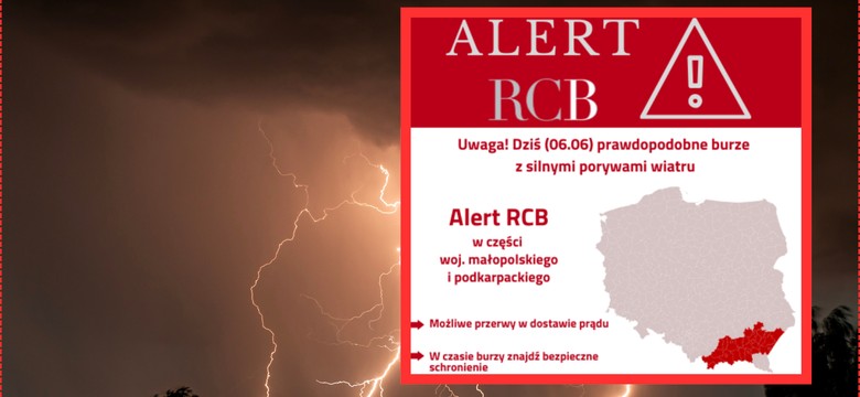 Alert RCB. Koszmarne burze wracają, synoptycy zapowiadają gradobicie
