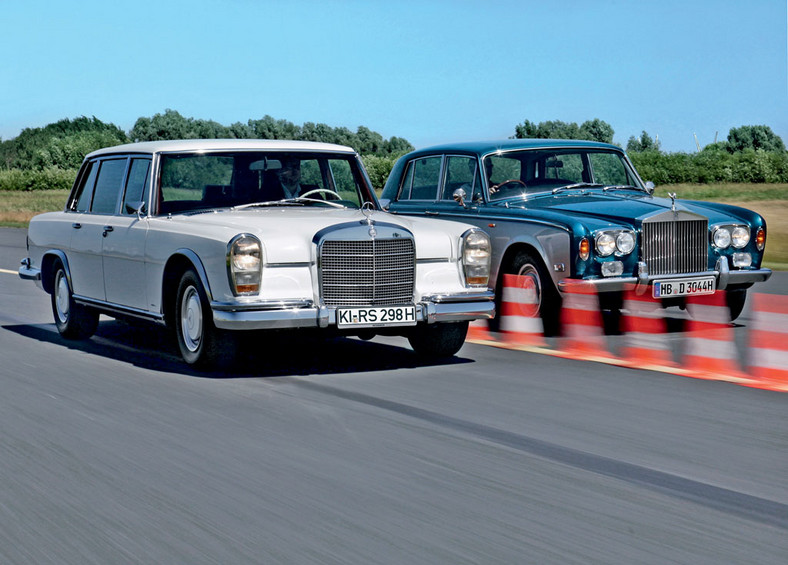 Mercedes 600 kontra Rolls-Royce Silver Shadow - supertechnika czy wyższe sfery?