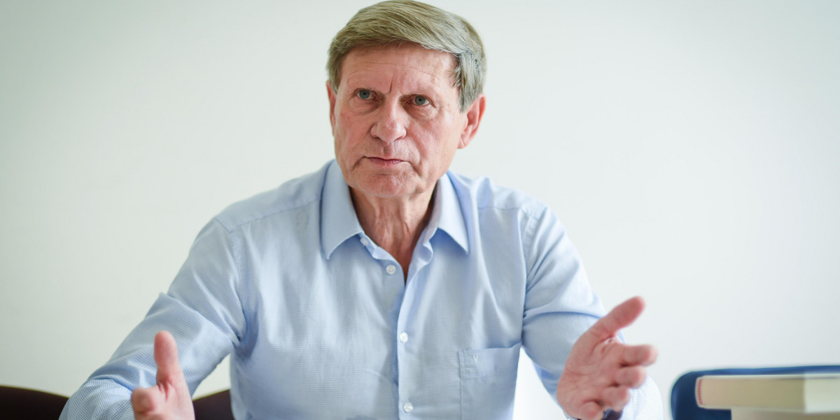 Prof. Leszek Balcerowicz w rozmowie z Faktem