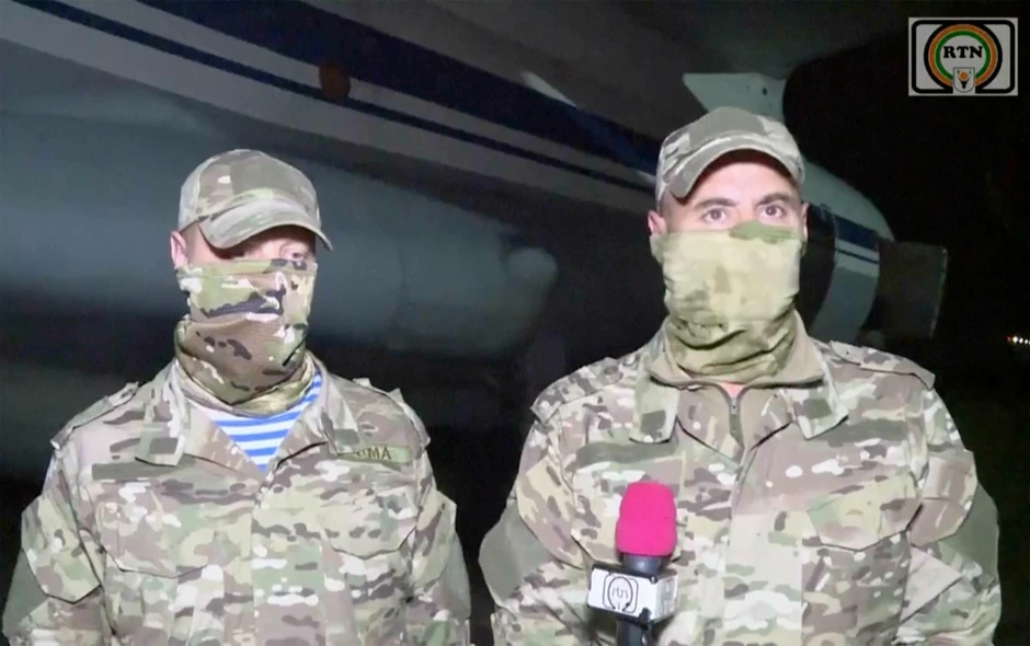 Neidentifikovani ruski vojni instruktori u Niameju, Niger, 10. aprila