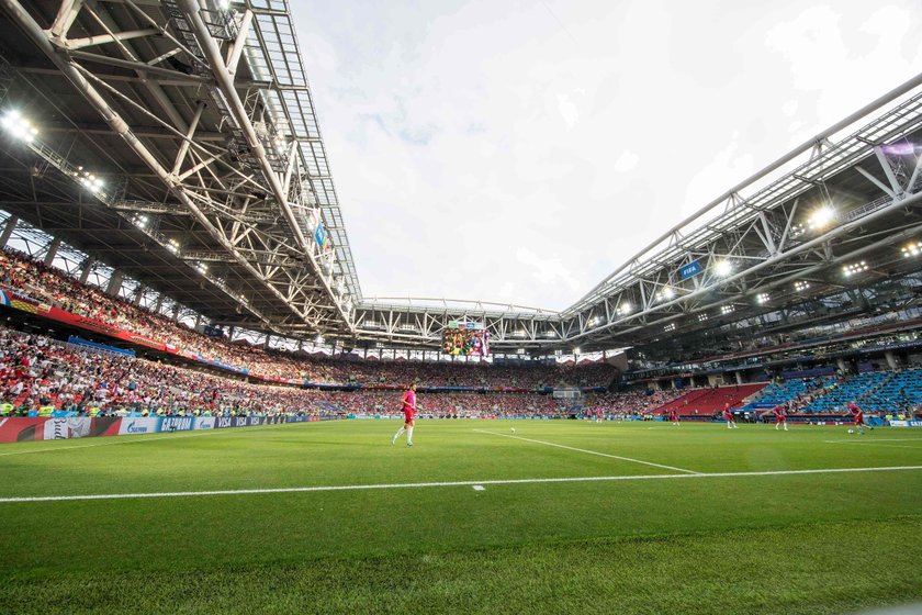 Podczas mundialu w 2018 roku w Rosji na trybunach było mnóstwo kibiców.