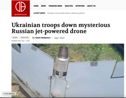 Ukraińcy zestrzelili tajemniczy rosyjski dron odrzutowy. "To prosta maszyna z wieloma wadami"