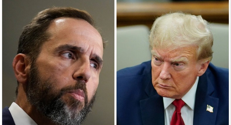 Special Counsel Jack Smith (left) has asked the Supreme Court to weigh in on Donald Trump's (right) claim of presidential immunity.Drew Angerer/Getty Images; Eduardo Munoz Alvarez-Pool/Getty Images