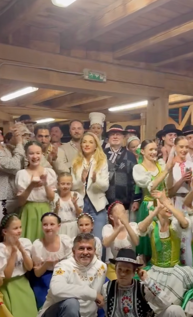 Šimkovičová na otvorení 71. ročníka Folklórneho festivalu Východná.