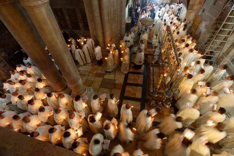 Bazylika Grobu Świętego w Jerozolimie. Misteria Wielkiego Tygodnia