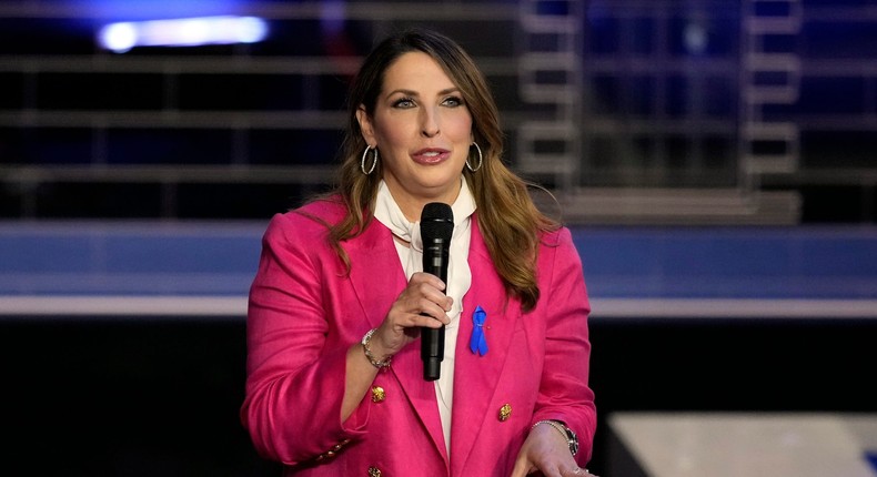 Former Republican National Committee Chair Ronna McDaniel.Rebecca Blackwell/AP