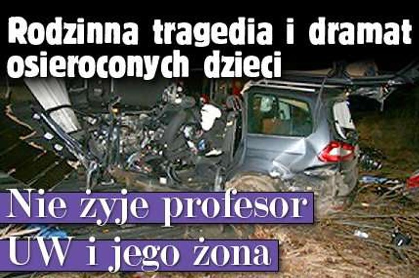 Nie żyje profesor UW. Zginął z rodziną w wypadku