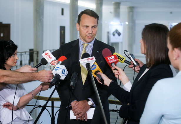 Sikorski rezygnuje z funkcji marszałka Sejmu, będzie "jedynką" w wyborach