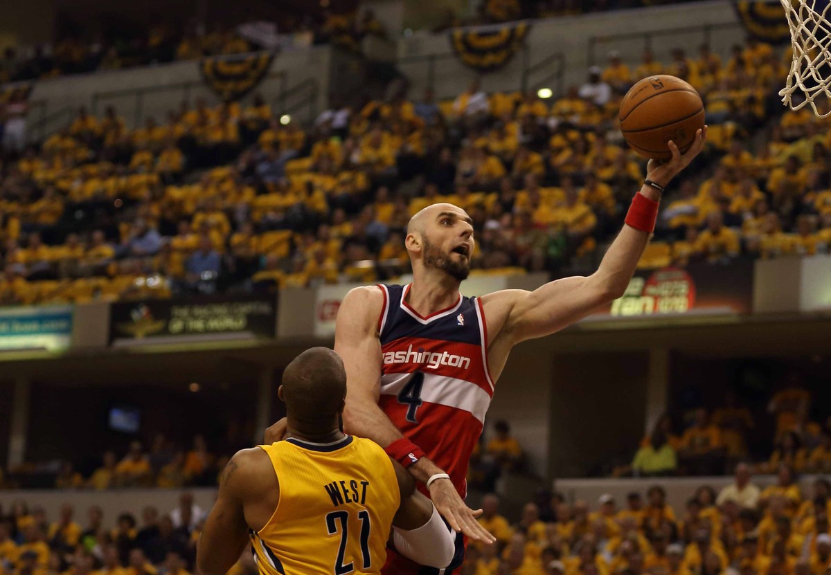 Liga NBA: Double-double Marcina Gortata. Wizards lepsi Pacers