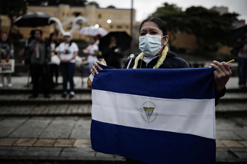 Protest izbeglih iz Nikaragve u Kostariki