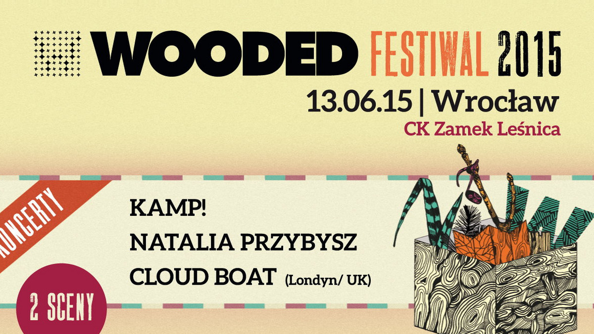 Zespół KAMP!, Max Graef, Jay Shepheard, Bueno Bros i wrocławscy rezydenci Kosmos oraz Rodrigezz uzupełniają skład festiwalu Wooded, który odbędzie się 13 czerwca w sobotę we Wrocławiu. Organizatorzy podają również ważne informacje o biletach, które rozchodzą się w błyskawicznym tempie.