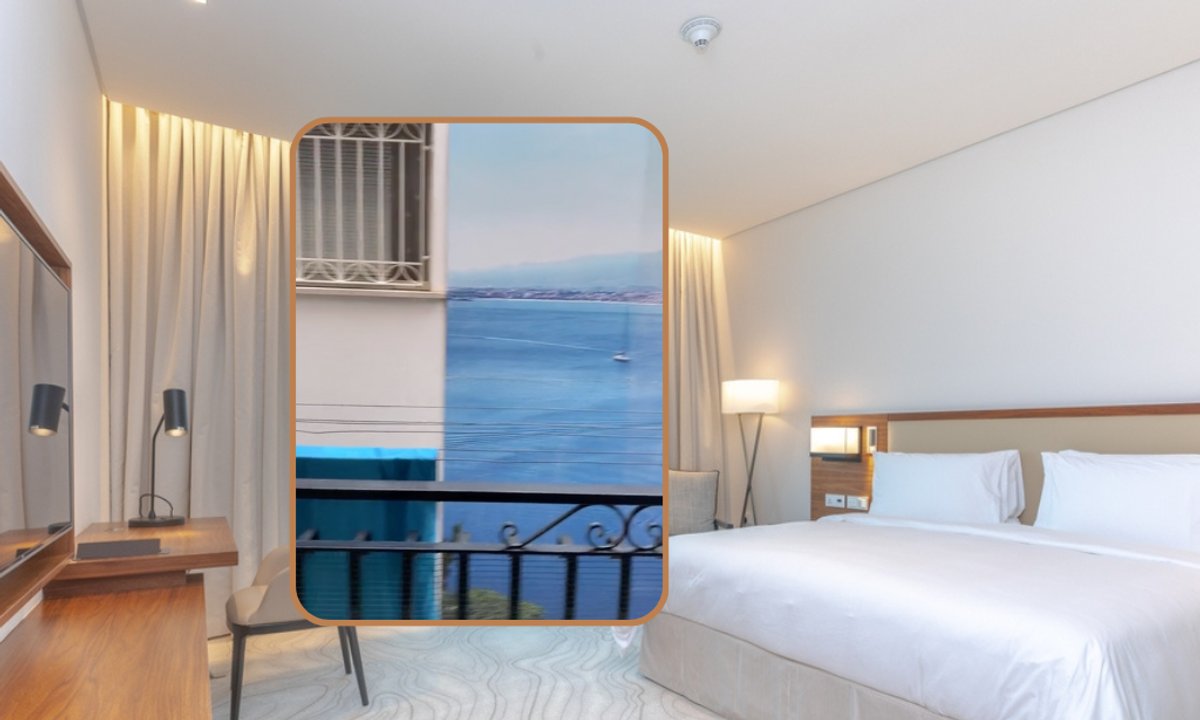 Dopłaciła za pokój z widokiem na morze. Oniemiała, gdy wyjrzała przez okno