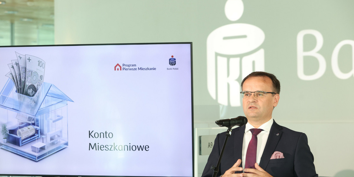 Dariusz Szwed, p.o. prezesa PKO Banku Polskiego.