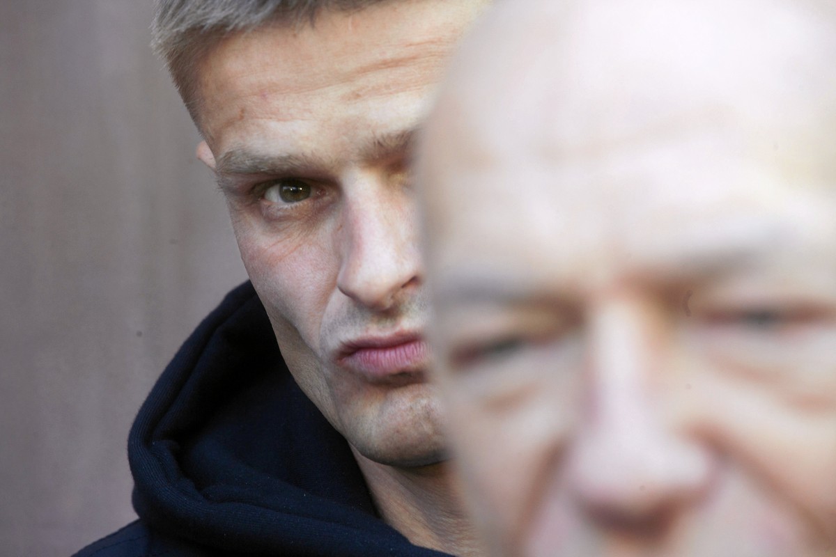 Tomasz Komenda i jego adwokat Zbigniew Ćwiąkalski