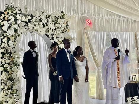 Lavender Orengo married the love of her life Albert in a ceremony held in the upmarket suburbs of Karen, Nairobi. 