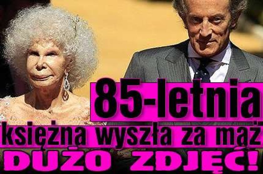 85-letnia księżna wyszła za mąż. DUŻO ZDJĘĆ!