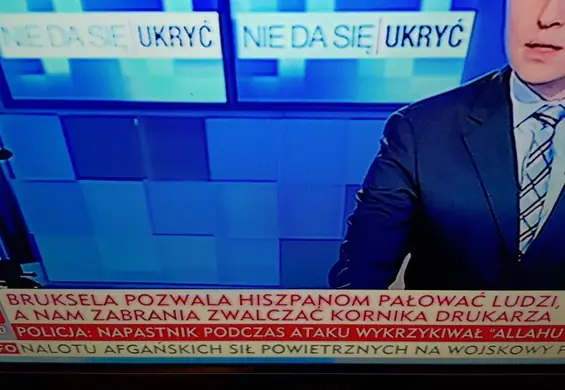 Najgłupszy pasek TVP Info w historii. Wydawało się, że gorzej być nie może